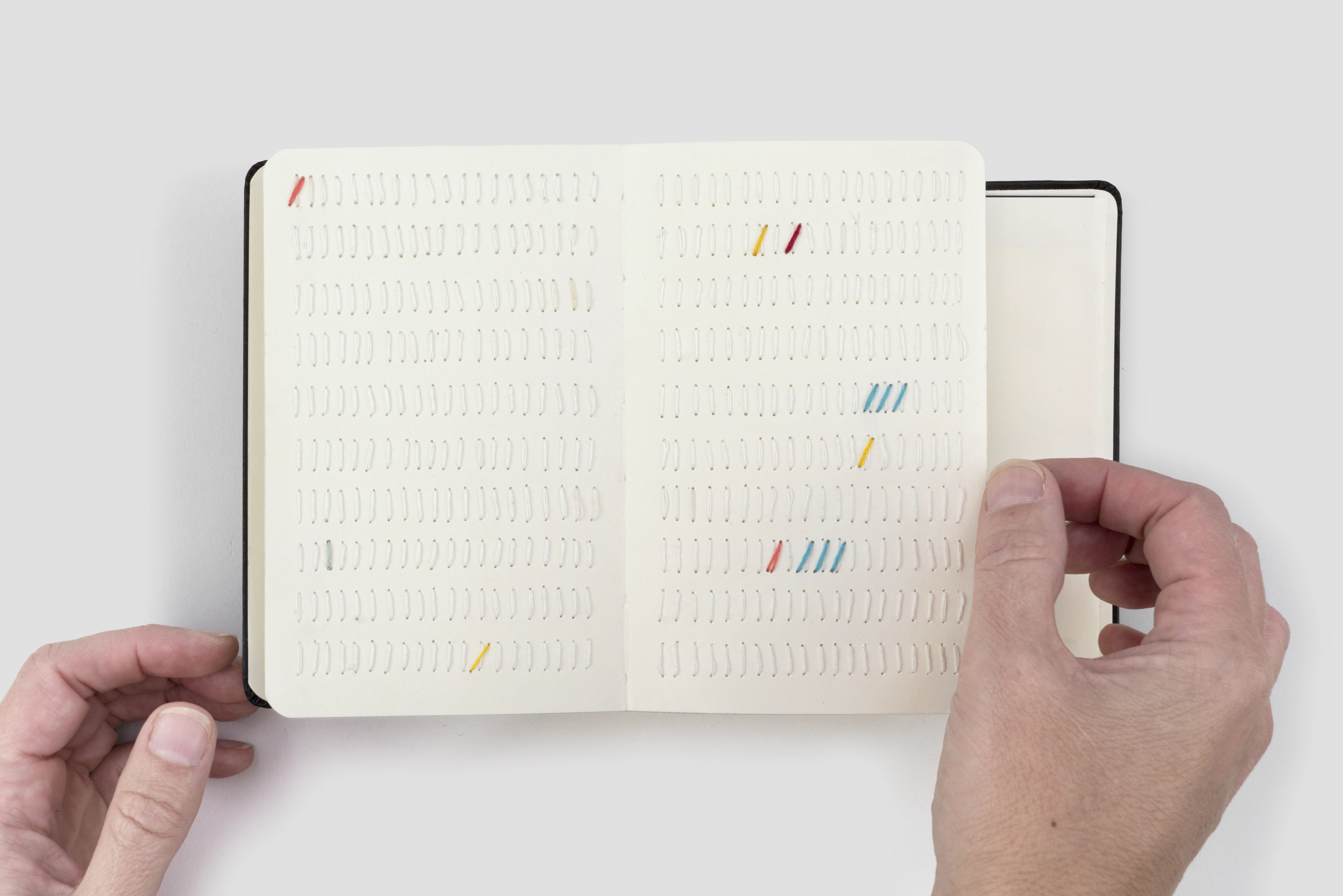 Giorgia Lupi’s hand-stitched Moleskine