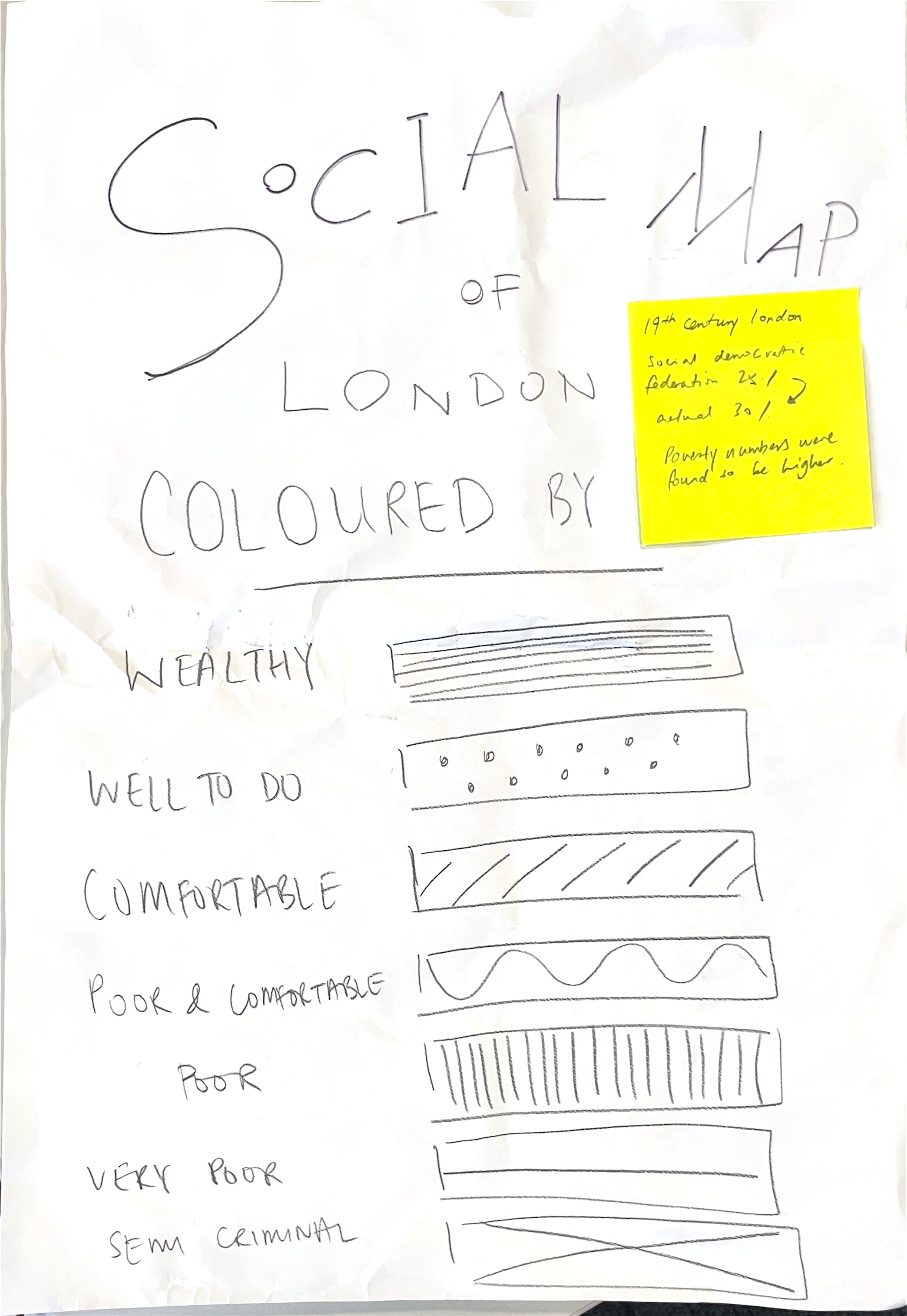 Author's drawing of the legend in Booth's map.